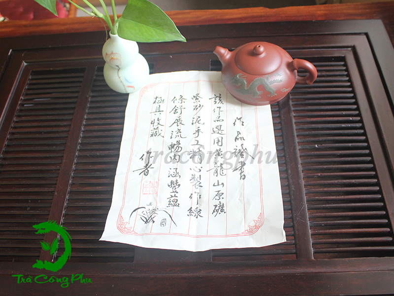 Ấm tử sa Hư biến Thanh Long ATS997